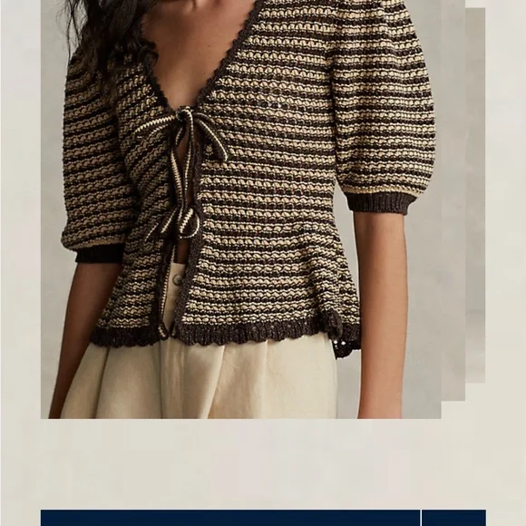 Amazing new with tags Ralph Lauren cardigan - Picture 2 of 8